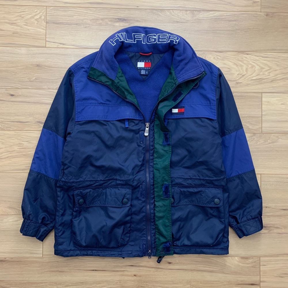 🔹Retro Full Zip Tommy Hilfiger Jacket (Sz M)